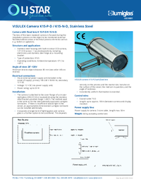 Thumbnail of document Data Sheet - Lumiglas® K15 VISULEX Process Vessel Camera